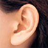 耳あな形/CIC 補聴器 装着外観